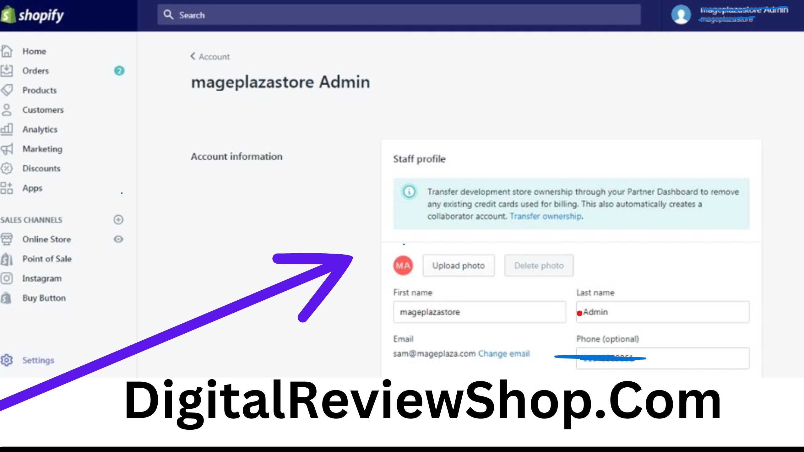 Buy Shopify Account