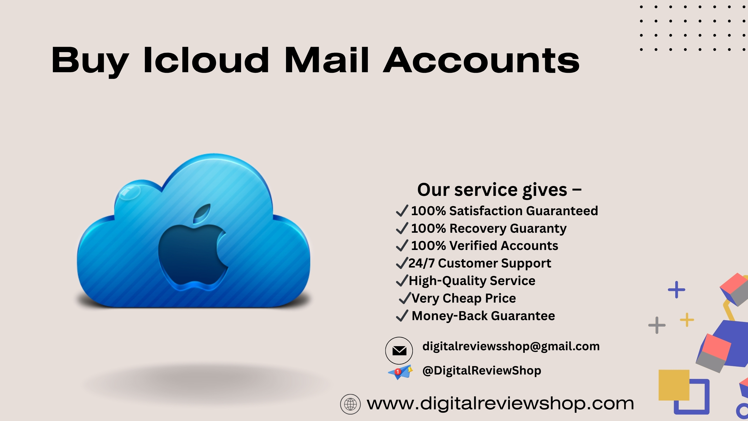 Buy iCloud Email Accounts